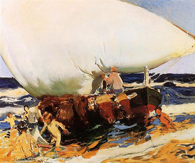 On the Beach, Valencia Joaquin Sorolla